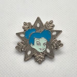🌺 5/$25‎ Disney Tinkerbell Silver and Blue Snowflake Trading Pin